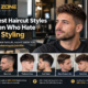 Best low-maintenance men's haircut styles, including crew cut, buzz cut, textured crop, low taper, and curly cut at MEN ZONE Barbershop in Oakville.